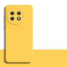Custodia Silicone Ultra Sottile Morbida 360 Gradi Cover YK5 per OnePlus 11 5G Giallo