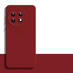 Custodia Silicone Ultra Sottile Morbida 360 Gradi Cover YK5 per OnePlus 11 5G Rosso