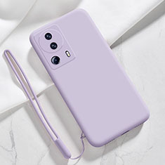 Custodia Silicone Ultra Sottile Morbida 360 Gradi Cover YK5 per Xiaomi Mi 12 Lite NE 5G Lavanda