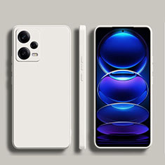 Custodia Silicone Ultra Sottile Morbida 360 Gradi Cover YK5 per Xiaomi Redmi Note 12 Pro 5G Bianco