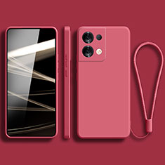 Custodia Silicone Ultra Sottile Morbida 360 Gradi Cover YK5 per Xiaomi Redmi Note 13 5G Rosa Caldo