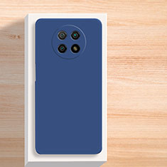 Custodia Silicone Ultra Sottile Morbida 360 Gradi Cover YK5 per Xiaomi Redmi Note 9 5G Blu