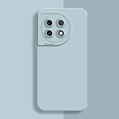 Custodia Silicone Ultra Sottile Morbida 360 Gradi Cover YK6 per OnePlus 11 5G Azzurro