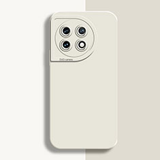 Custodia Silicone Ultra Sottile Morbida 360 Gradi Cover YK6 per OnePlus 11 5G Bianco