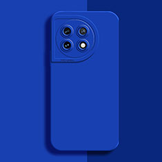 Custodia Silicone Ultra Sottile Morbida 360 Gradi Cover YK6 per OnePlus 11 5G Blu