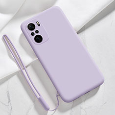 Custodia Silicone Ultra Sottile Morbida 360 Gradi Cover YK6 per Xiaomi Mi 11i 5G Lavanda