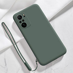Custodia Silicone Ultra Sottile Morbida 360 Gradi Cover YK6 per Xiaomi Mi 11X 5G Verde Notte