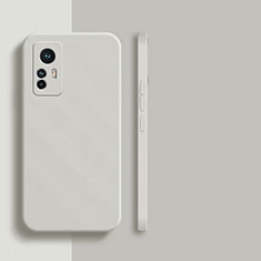 Custodia Silicone Ultra Sottile Morbida 360 Gradi Cover YK6 per Xiaomi Mi 12T 5G Bianco