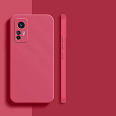 Custodia Silicone Ultra Sottile Morbida 360 Gradi Cover YK6 per Xiaomi Mi 12T 5G Rosso
