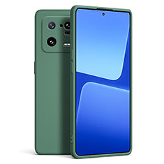 Custodia Silicone Ultra Sottile Morbida 360 Gradi Cover YK6 per Xiaomi Mi 13 5G Verde