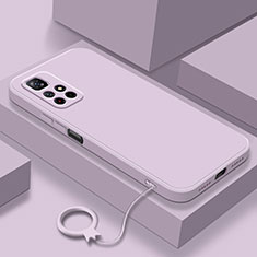 Custodia Silicone Ultra Sottile Morbida 360 Gradi Cover YK6 per Xiaomi Poco M4 Pro 5G Lavanda