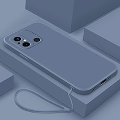 Custodia Silicone Ultra Sottile Morbida 360 Gradi Cover YK6 per Xiaomi Redmi 12C 4G Grigio Lavanda