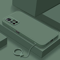 Custodia Silicone Ultra Sottile Morbida 360 Gradi Cover YK6 per Xiaomi Redmi Note 11S 5G Verde