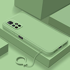 Custodia Silicone Ultra Sottile Morbida 360 Gradi Cover YK6 per Xiaomi Redmi Note 11S 5G Verde Pastello
