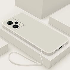 Custodia Silicone Ultra Sottile Morbida 360 Gradi Cover YK6 per Xiaomi Redmi Note 12 5G Bianco