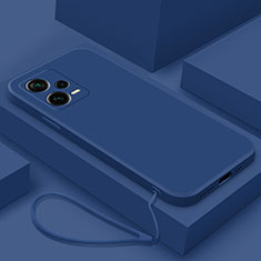 Custodia Silicone Ultra Sottile Morbida 360 Gradi Cover YK6 per Xiaomi Redmi Note 12 5G Blu