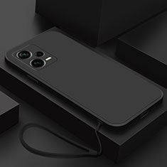 Custodia Silicone Ultra Sottile Morbida 360 Gradi Cover YK6 per Xiaomi Redmi Note 12 5G Nero