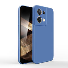 Custodia Silicone Ultra Sottile Morbida 360 Gradi Cover YK6 per Xiaomi Redmi Note 13 5G Blu