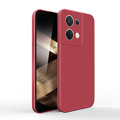 Custodia Silicone Ultra Sottile Morbida 360 Gradi Cover YK6 per Xiaomi Redmi Note 13 5G Rosso