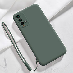 Custodia Silicone Ultra Sottile Morbida 360 Gradi Cover YK6 per Xiaomi Redmi Note 9 4G Verde Notte