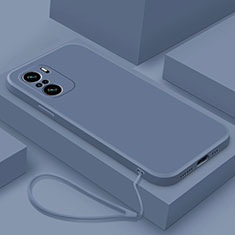 Custodia Silicone Ultra Sottile Morbida 360 Gradi Cover YK7 per Xiaomi Mi 11X 5G Grigio Lavanda
