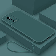 Custodia Silicone Ultra Sottile Morbida 360 Gradi Cover YK7 per Xiaomi Poco F5 Pro 5G Verde