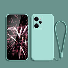 Custodia Silicone Ultra Sottile Morbida 360 Gradi Cover YK7 per Xiaomi Poco X5 Pro 5G Verde Pastello