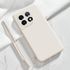 Custodia Silicone Ultra Sottile Morbida 360 Gradi Cover YK8 per OnePlus 11 5G Bianco