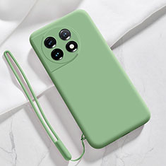 Custodia Silicone Ultra Sottile Morbida 360 Gradi Cover YK8 per OnePlus Ace 2 5G Verde