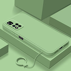 Custodia Silicone Ultra Sottile Morbida 360 Gradi Cover YK8 per Xiaomi Mi 11i 5G (2022) Verde Pastello