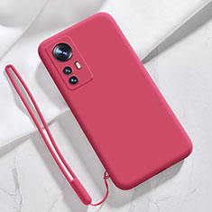 Custodia Silicone Ultra Sottile Morbida 360 Gradi Cover YK8 per Xiaomi Mi 12T 5G Rosso