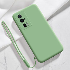 Custodia Silicone Ultra Sottile Morbida 360 Gradi Cover YK8 per Xiaomi Poco F5 Pro 5G Verde