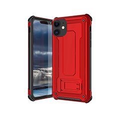 Custodia Silicone Ultra Sottile Morbida 360 Gradi Cover Z01 per Apple iPhone 11 Rosso