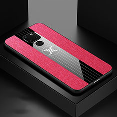 Custodia Silicone Ultra Sottile Morbida 360 Gradi Cover Z01 per Huawei Mate 20 Rosso
