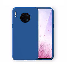 Custodia Silicone Ultra Sottile Morbida 360 Gradi Cover Z04 per Huawei Mate 30 Blu