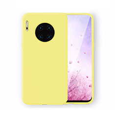 Custodia Silicone Ultra Sottile Morbida 360 Gradi Cover Z04 per Huawei Mate 30 Giallo