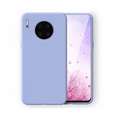 Custodia Silicone Ultra Sottile Morbida 360 Gradi Cover Z04 per Huawei Mate 30E Pro 5G Cielo Blu