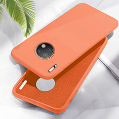 Custodia Silicone Ultra Sottile Morbida 360 Gradi Cover Z05 per Huawei Mate 30E Pro 5G Arancione