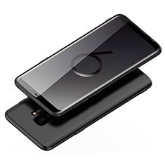 Custodia Silicone Ultra Sottile Morbida 360 Gradi per Samsung Galaxy S9 Plus Nero