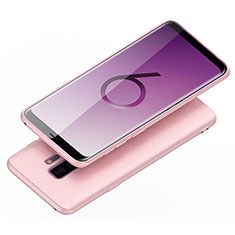 Custodia Silicone Ultra Sottile Morbida 360 Gradi per Samsung Galaxy S9 Plus Rosa