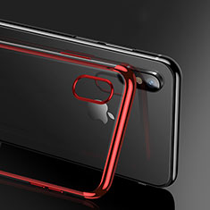 Custodia Silicone Ultra Sottile Morbida 360 Gradi R02 per Apple iPhone Xs Max Rosso