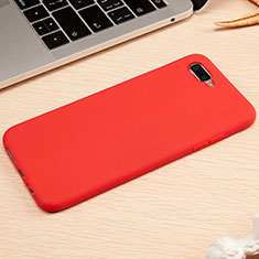 Custodia Silicone Ultra Sottile Morbida Cover A01 per Oppo R15X Rosso