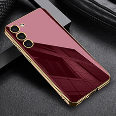 Custodia Silicone Ultra Sottile Morbida Cover AC1 per Samsung Galaxy S22 Plus 5G Rosso