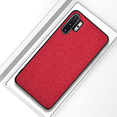 Custodia Silicone Ultra Sottile Morbida Cover C01 per Samsung Galaxy Note 10 Plus 5G Rosso