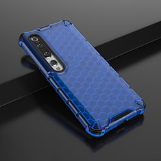 Custodia Silicone Ultra Sottile Morbida Cover C01 per Xiaomi Mi 10 Pro Blu