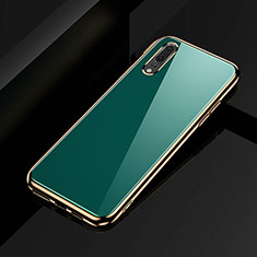 Custodia Silicone Ultra Sottile Morbida Cover C02 per Huawei P20 Ciano