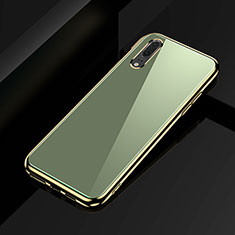 Custodia Silicone Ultra Sottile Morbida Cover C02 per Huawei P20 Verde