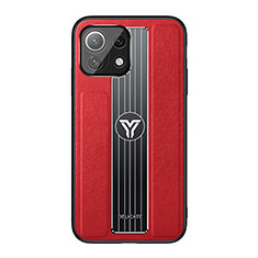 Custodia Silicone Ultra Sottile Morbida Cover C02 per Xiaomi Mi 11 5G Rosso