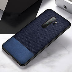 Custodia Silicone Ultra Sottile Morbida Cover C02 per Xiaomi Redmi Note 8 Pro Blu