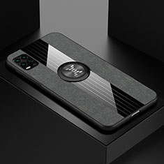Custodia Silicone Ultra Sottile Morbida Cover con Magnetico Anello Supporto per Xiaomi Mi 10 Lite Grigio